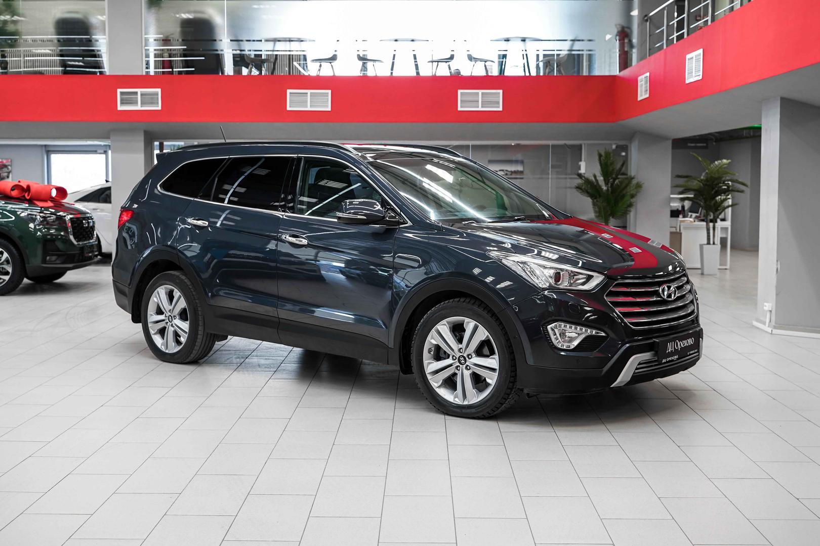 Hyundai Santa Fe 2014, синий, ДЦ Орехово