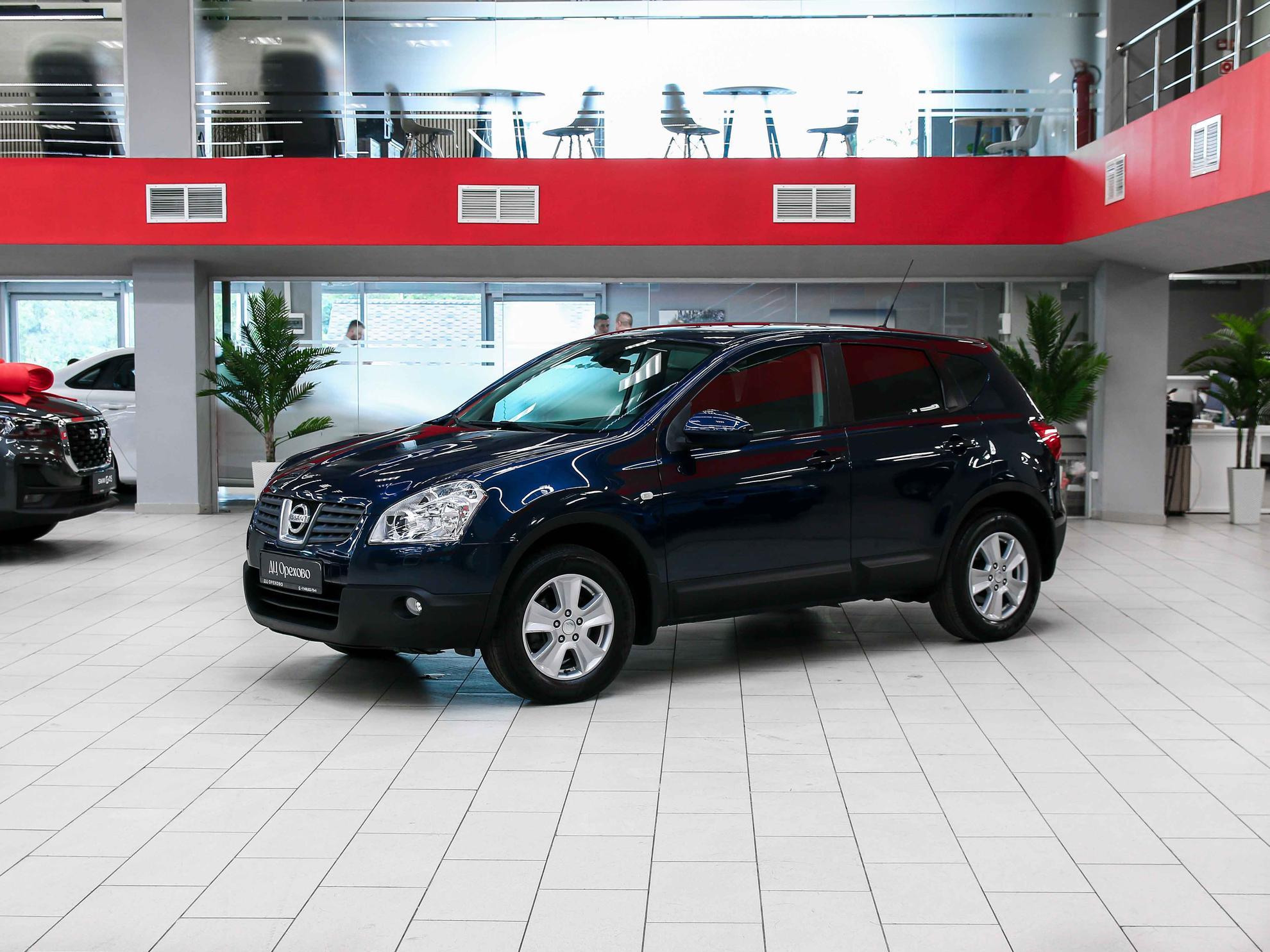 Nissan Qashqai 2008, синий, ДЦ Орехово