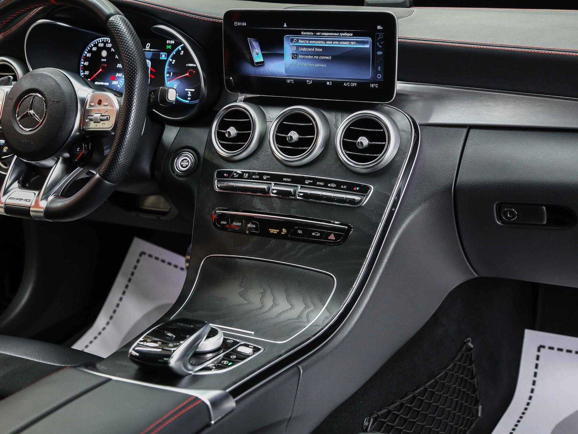 Mercedes-Benz C-Класс AMG 2020, черный, ДЦ Орехово