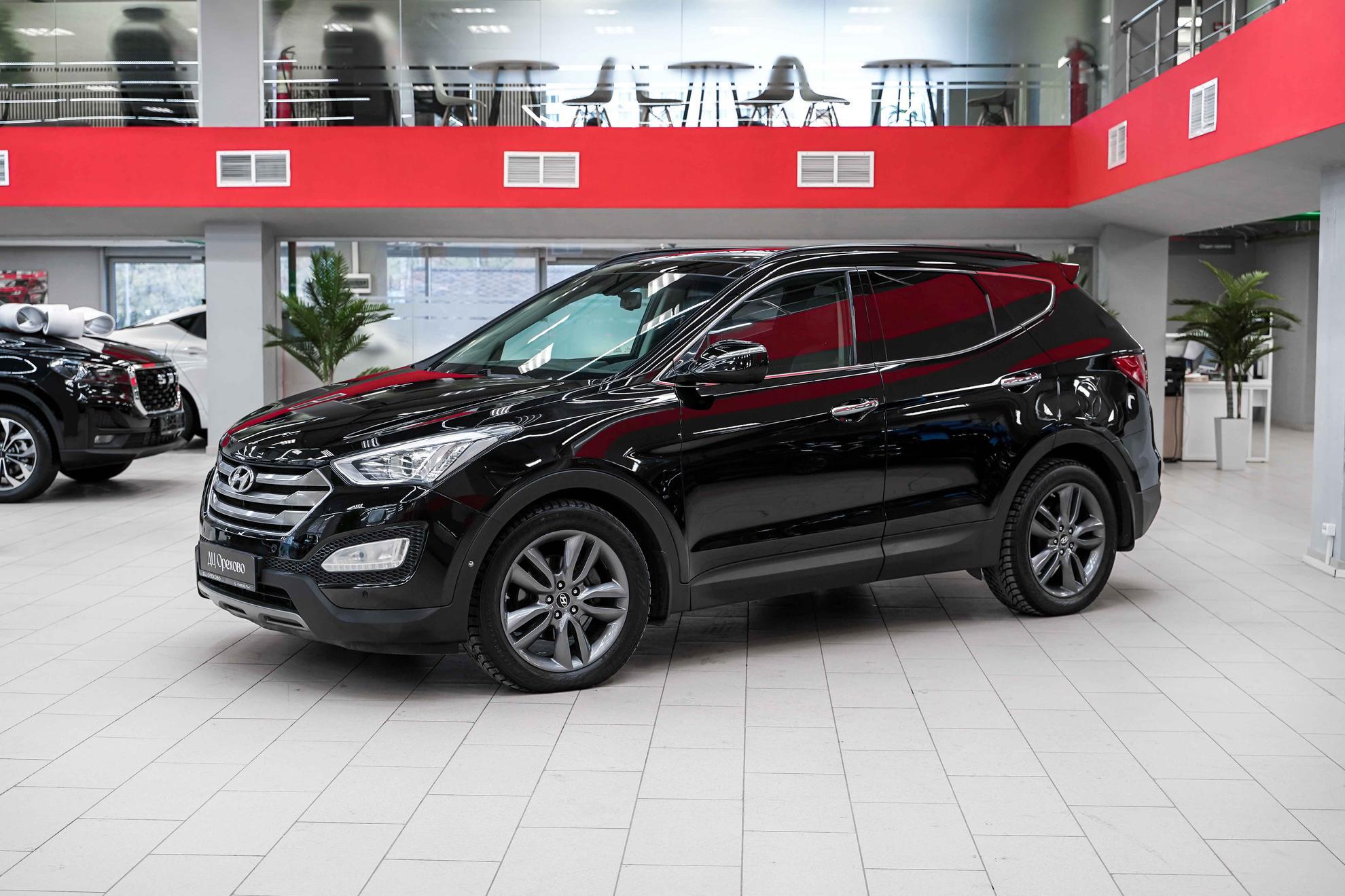 Hyundai Santa Fe 2012, черный, ДЦ Орехово