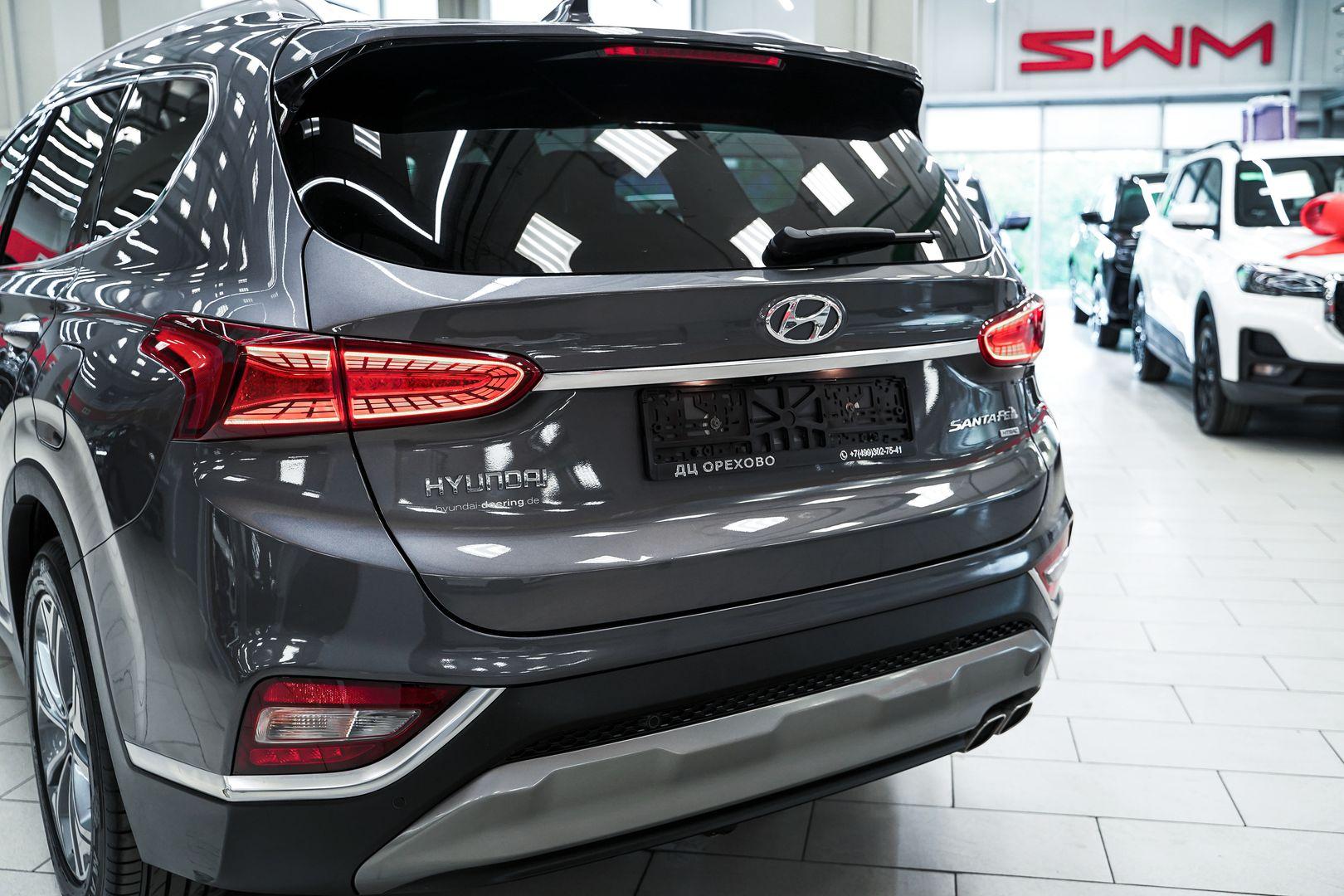Hyundai Santa Fe 2019, серый, ДЦ Орехово