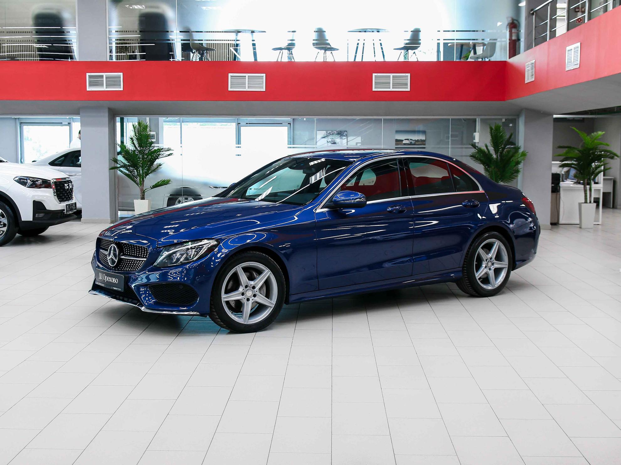 Mercedes-Benz C-Класс 2016, синий, ДЦ Орехово