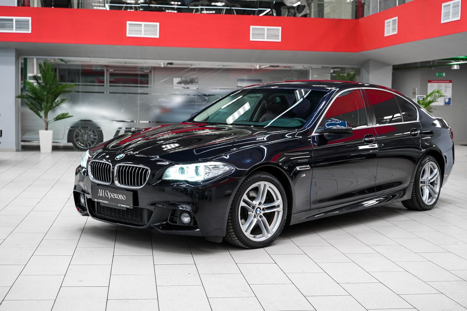 BMW 5 серии 2013, синий, ДЦ Орехово