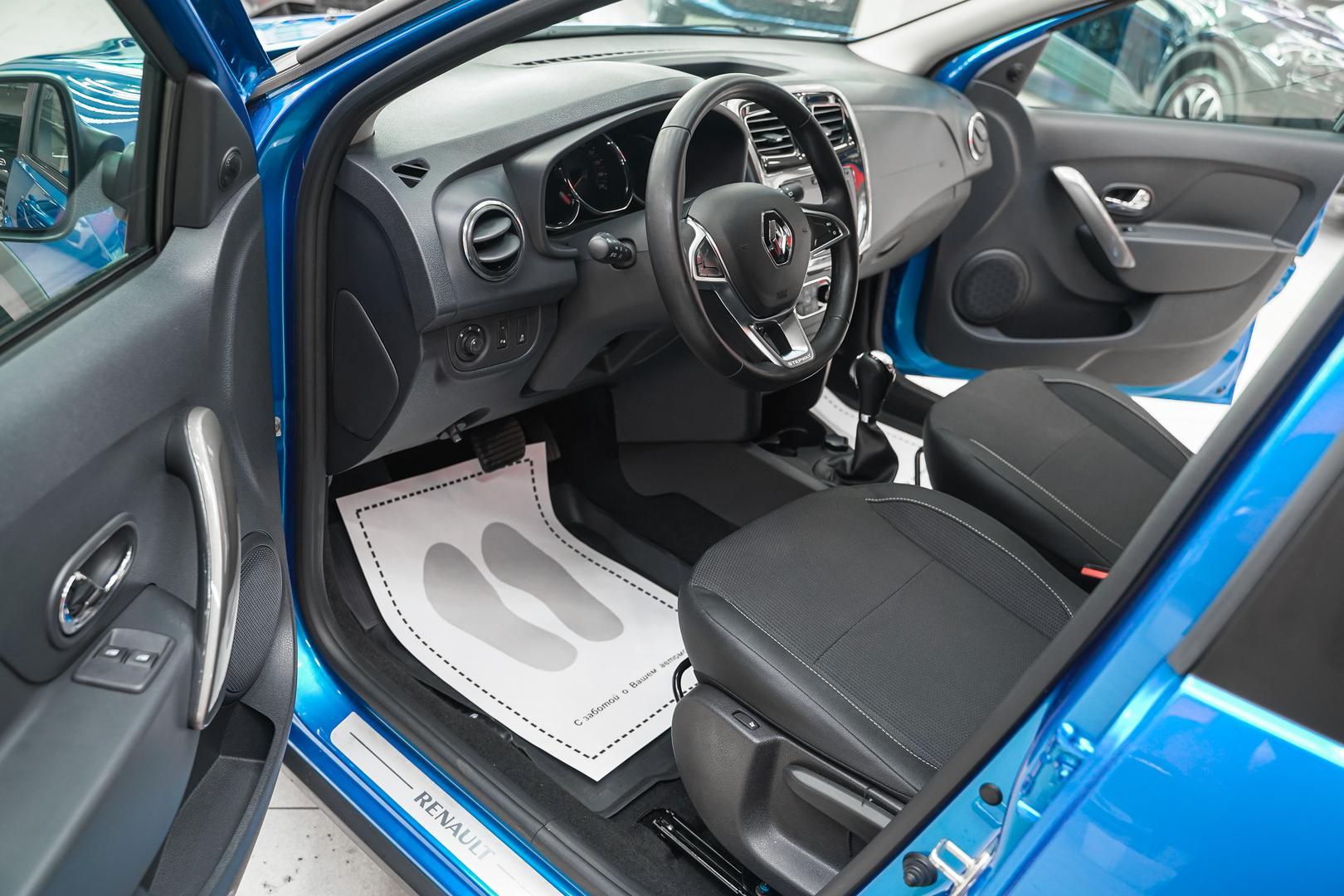 Renault Sandero 2021, синий, ДЦ Орехово