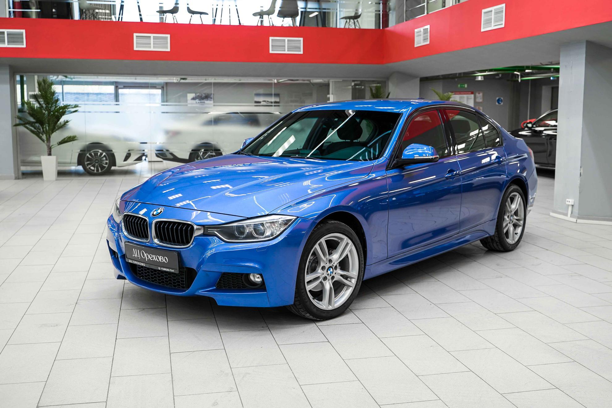 BMW 3 серии 2013, синий, ДЦ Орехово