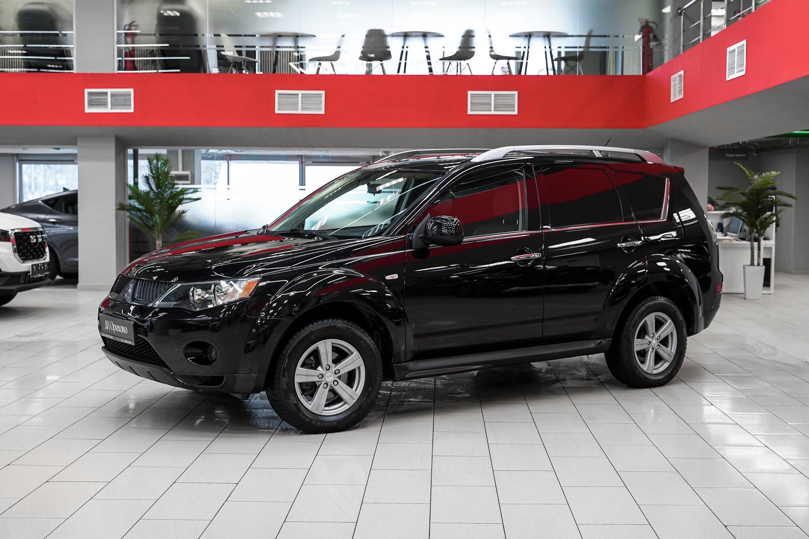 Mitsubishi Outlander 2008, черный, ДЦ Орехово