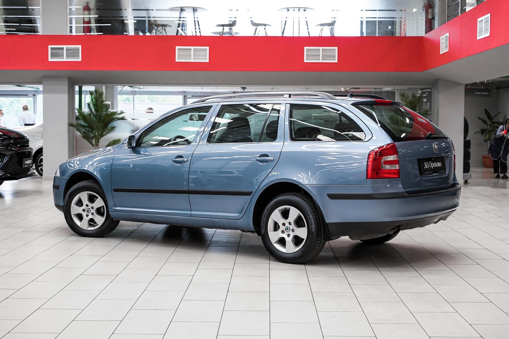 Skoda Octavia 2008, синий, ДЦ Орехово