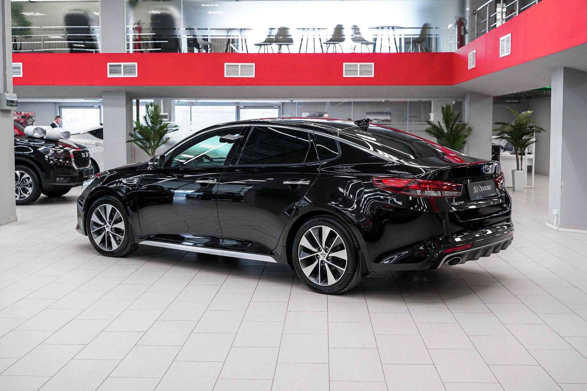 Kia Optima 2016, черный, ДЦ Орехово