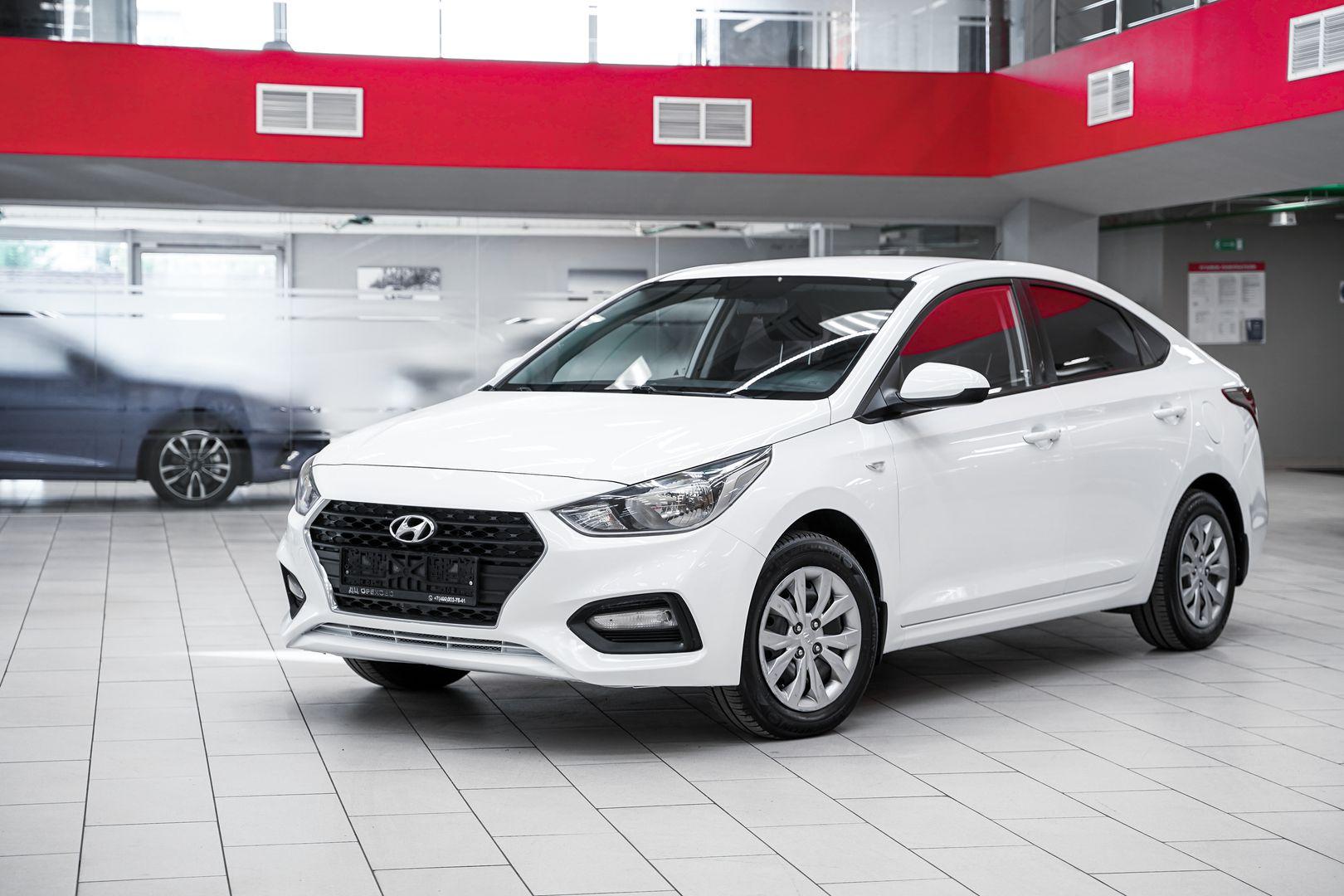 Hyundai Solaris 2018, белый, ДЦ Орехово