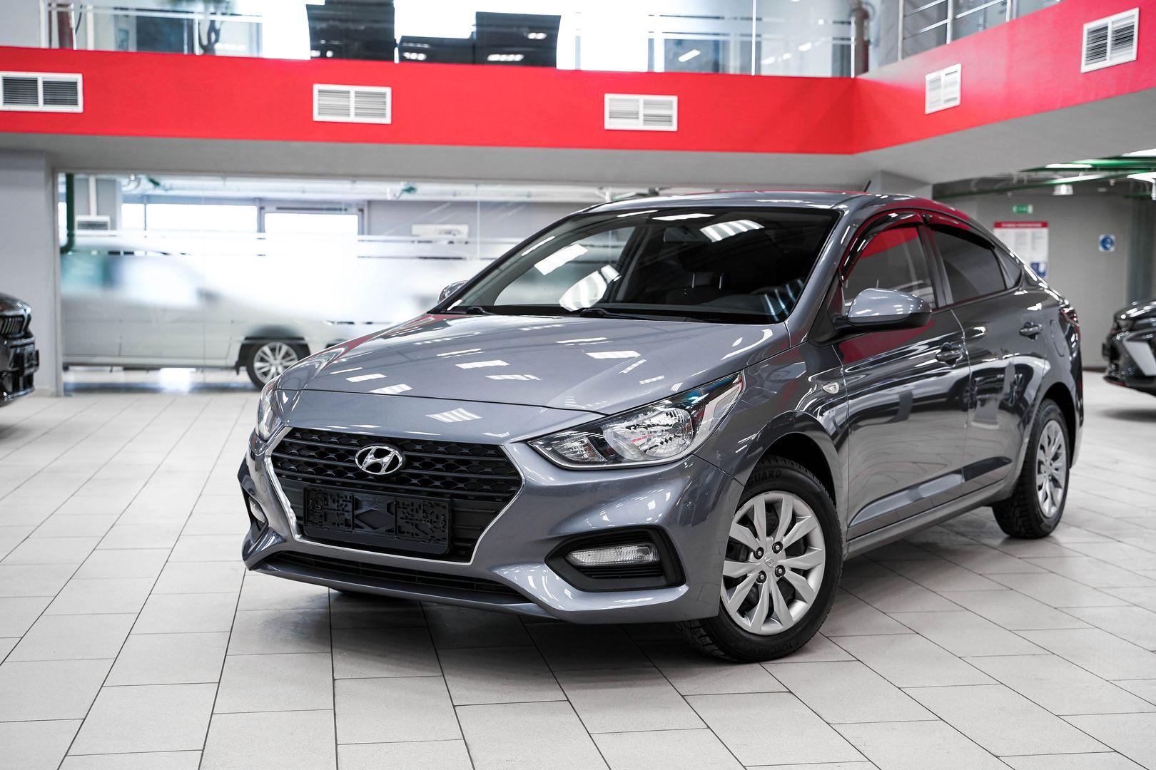 Hyundai Solaris 2019, серый, ДЦ Орехово