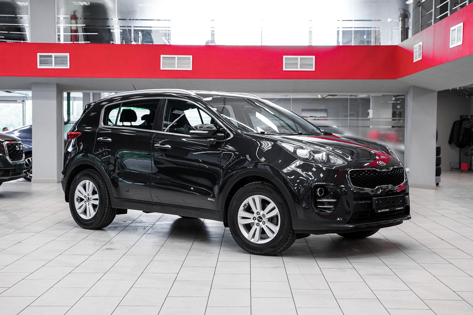 Kia Sportage 2016, черный, ДЦ Орехово
