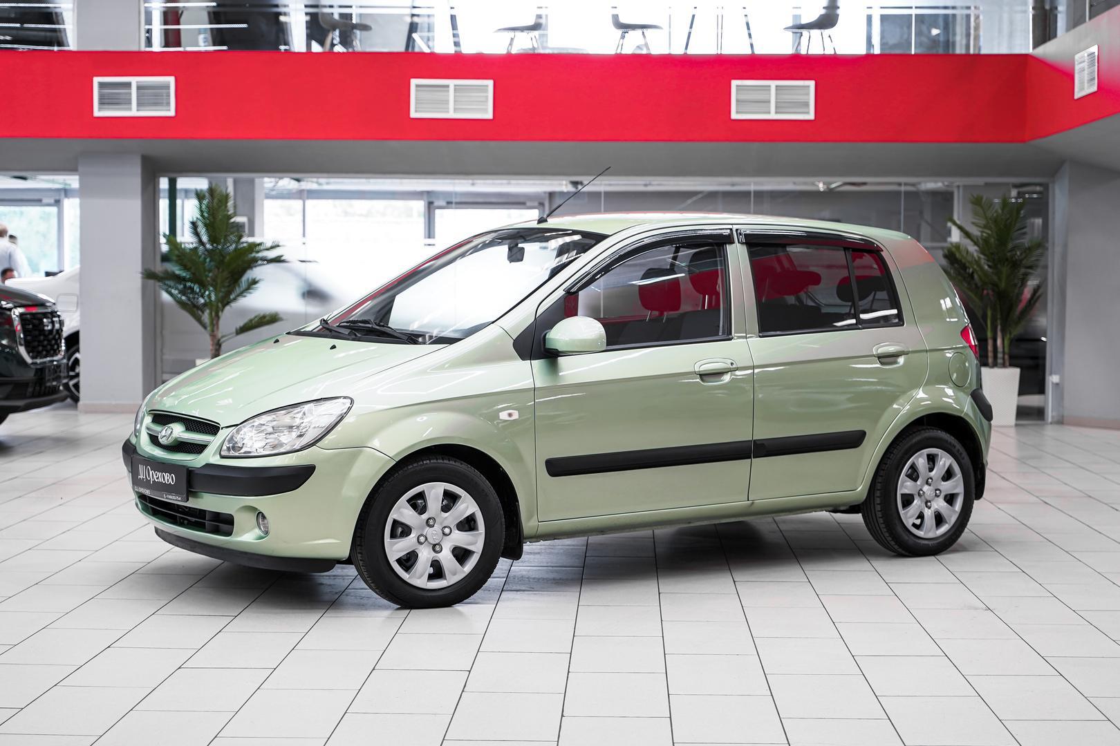 Hyundai Getz 2008, зеленый, ДЦ Орехово