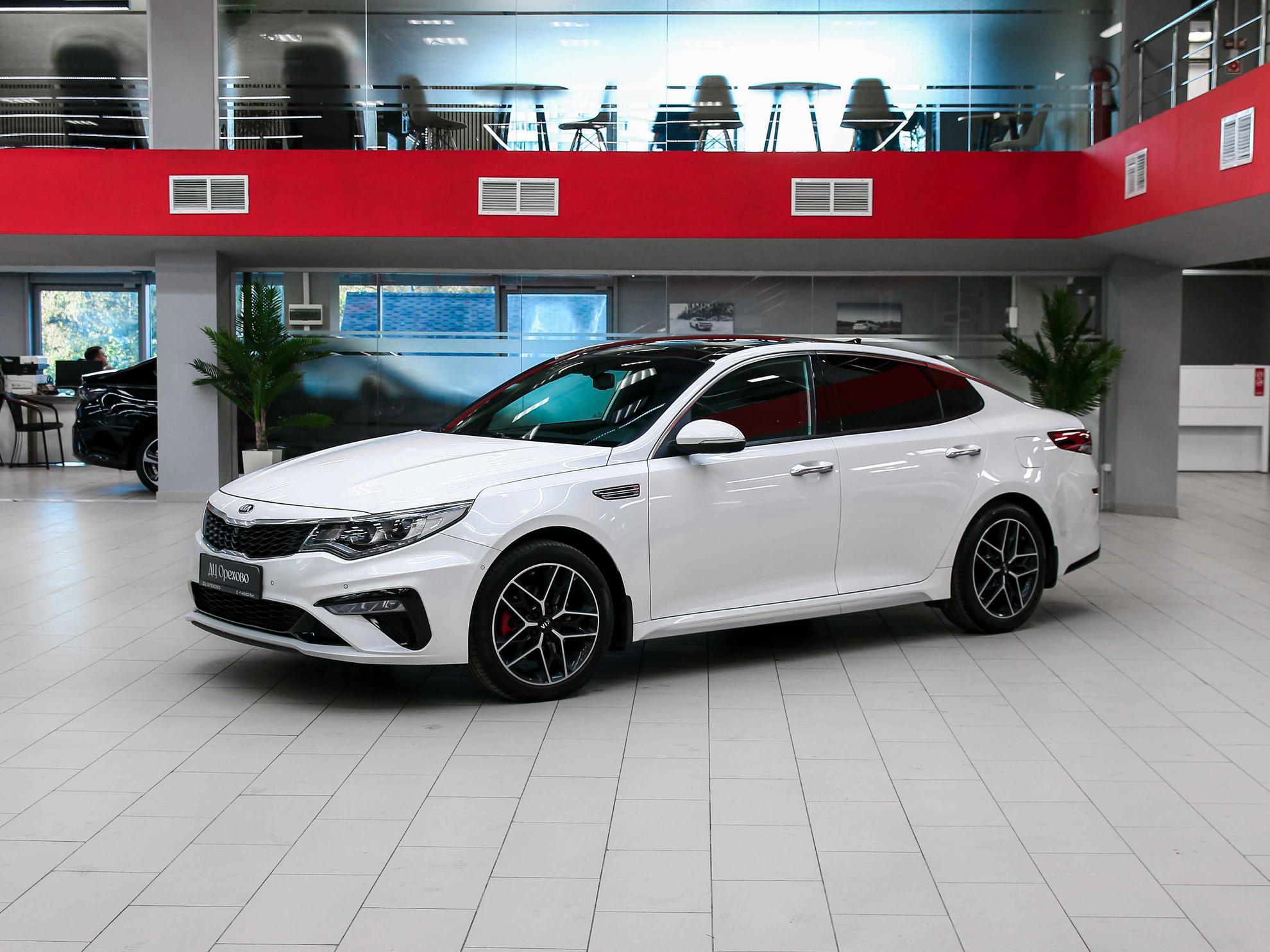 Kia Optima 2019, белый, ДЦ Орехово