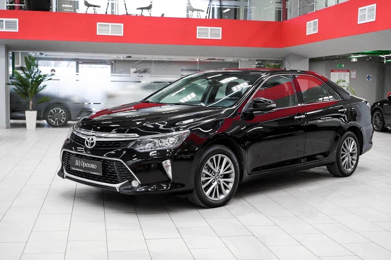 Toyota Camry 2017, черный, ДЦ Орехово
