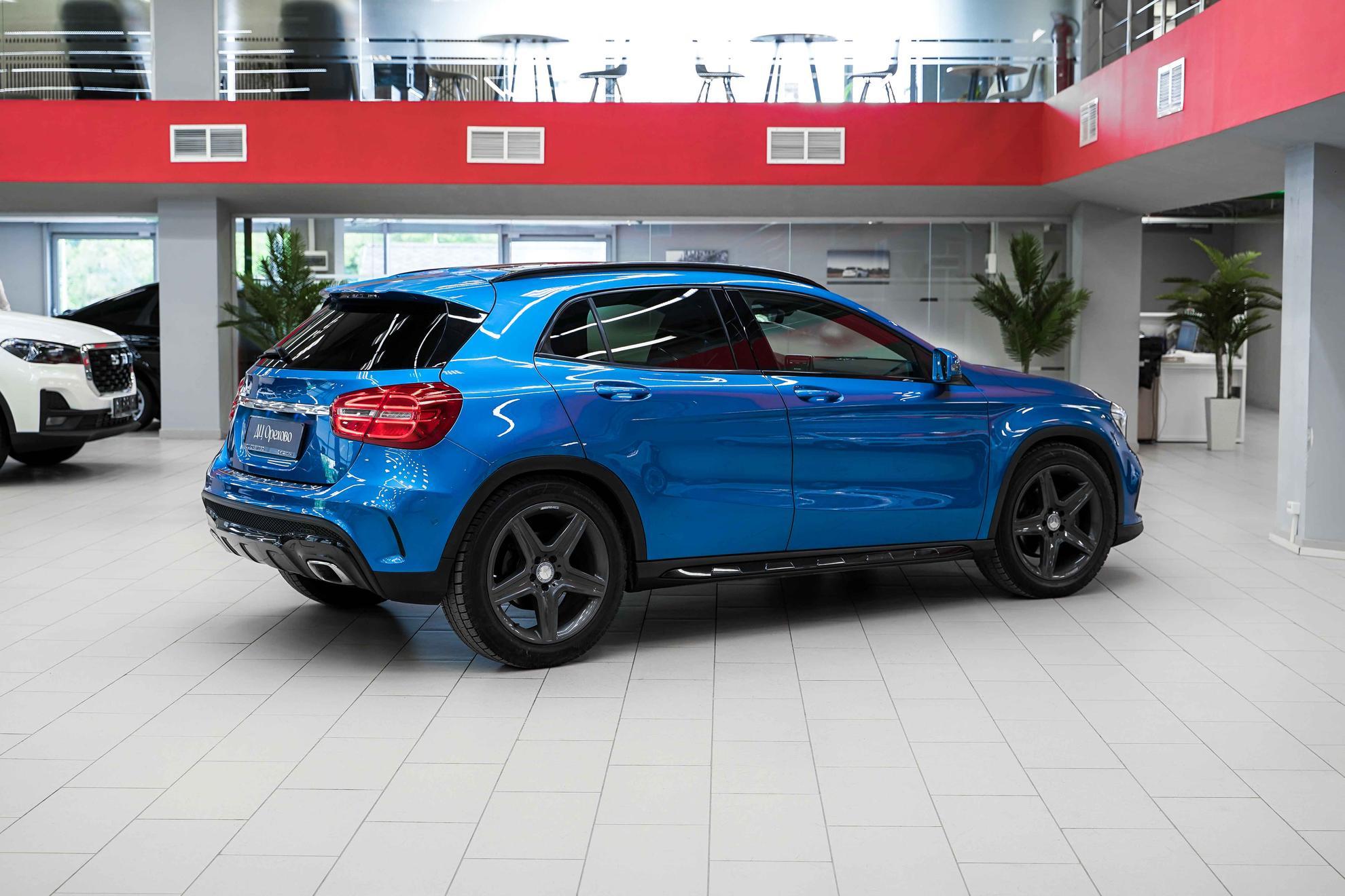 Mercedes-Benz GLA 2014, голубой, ДЦ Орехово