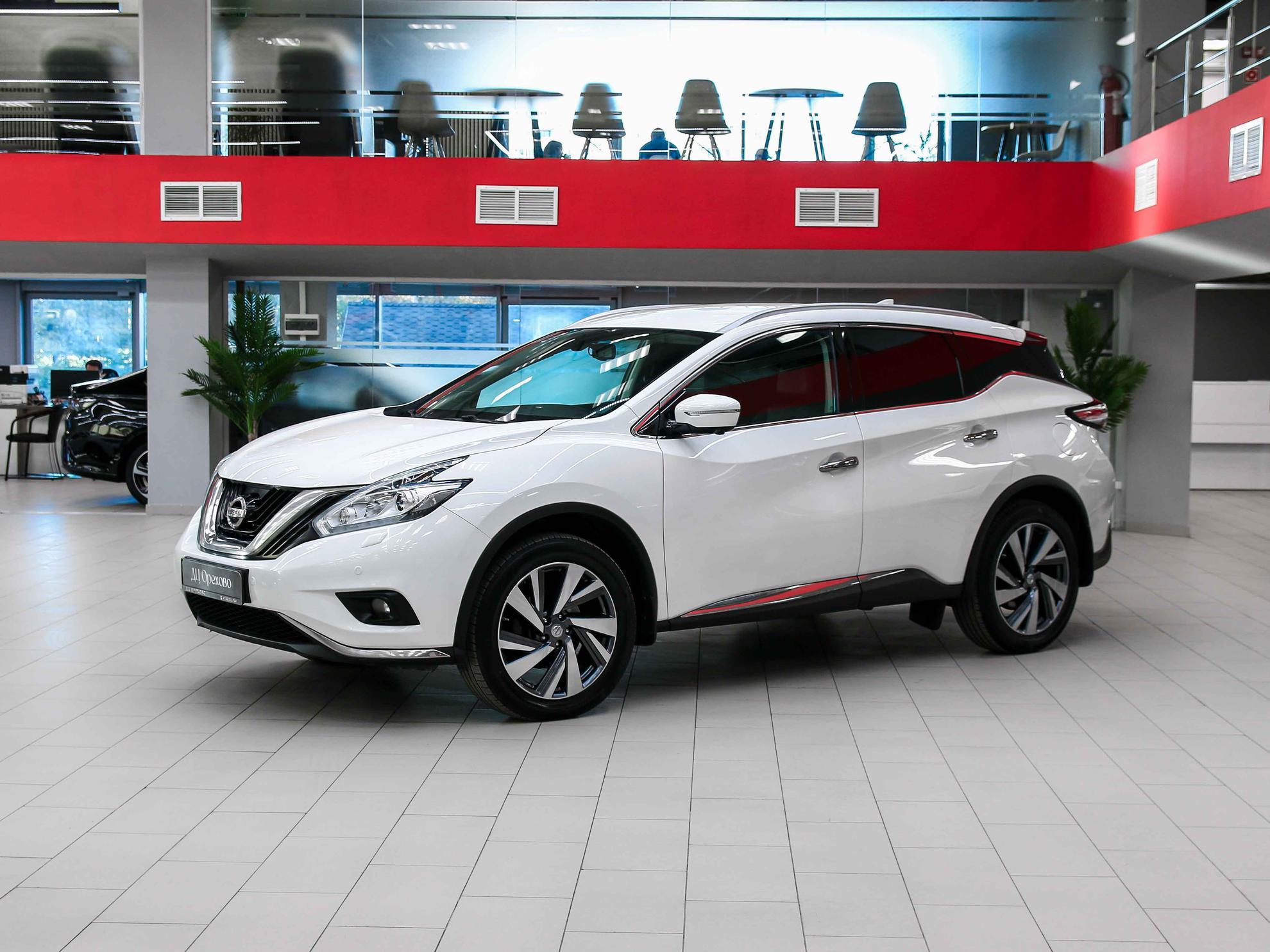 Nissan Murano 2017, белый, ДЦ Орехово