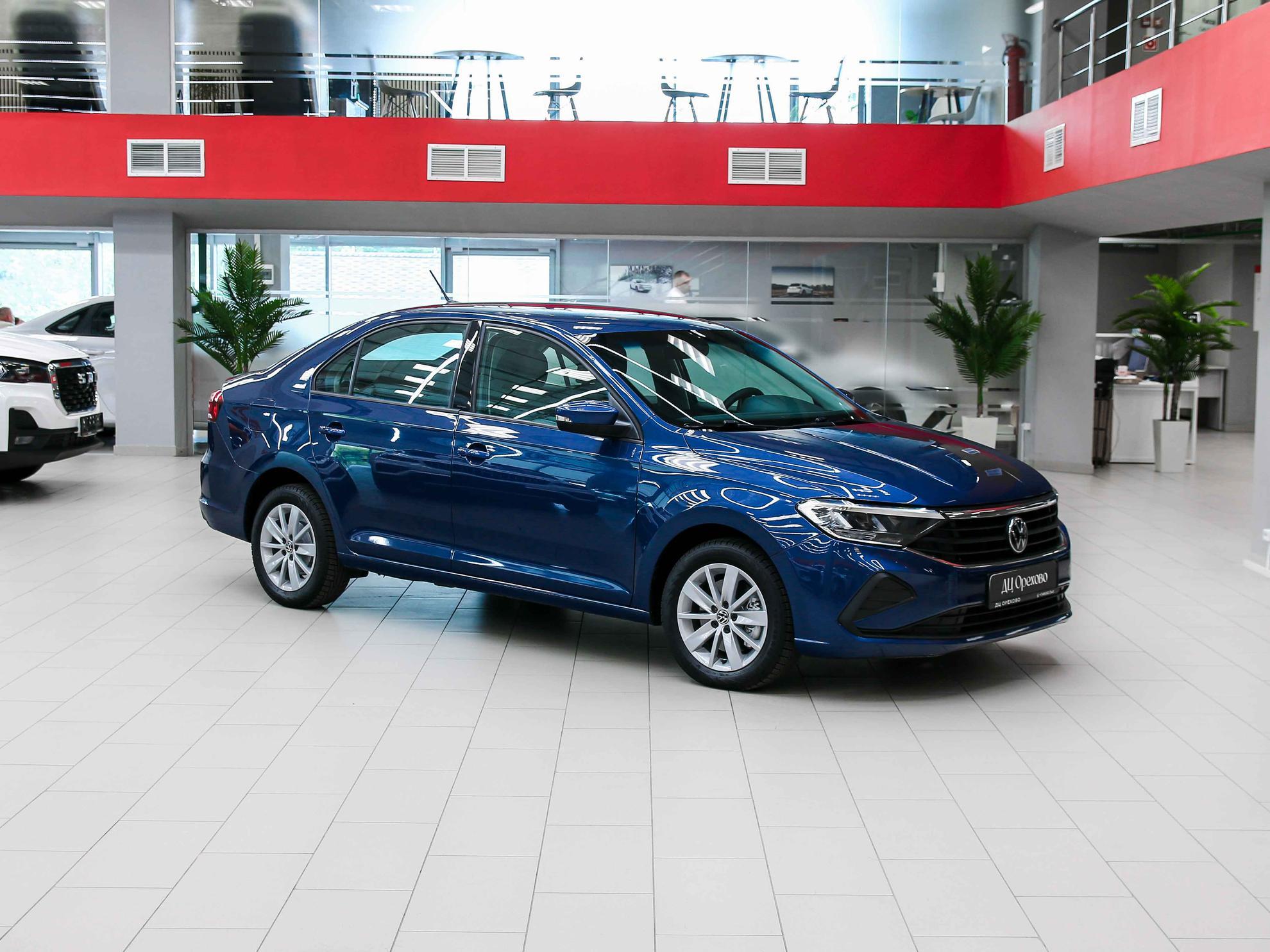 Volkswagen Polo 2020, синий, ДЦ Орехово