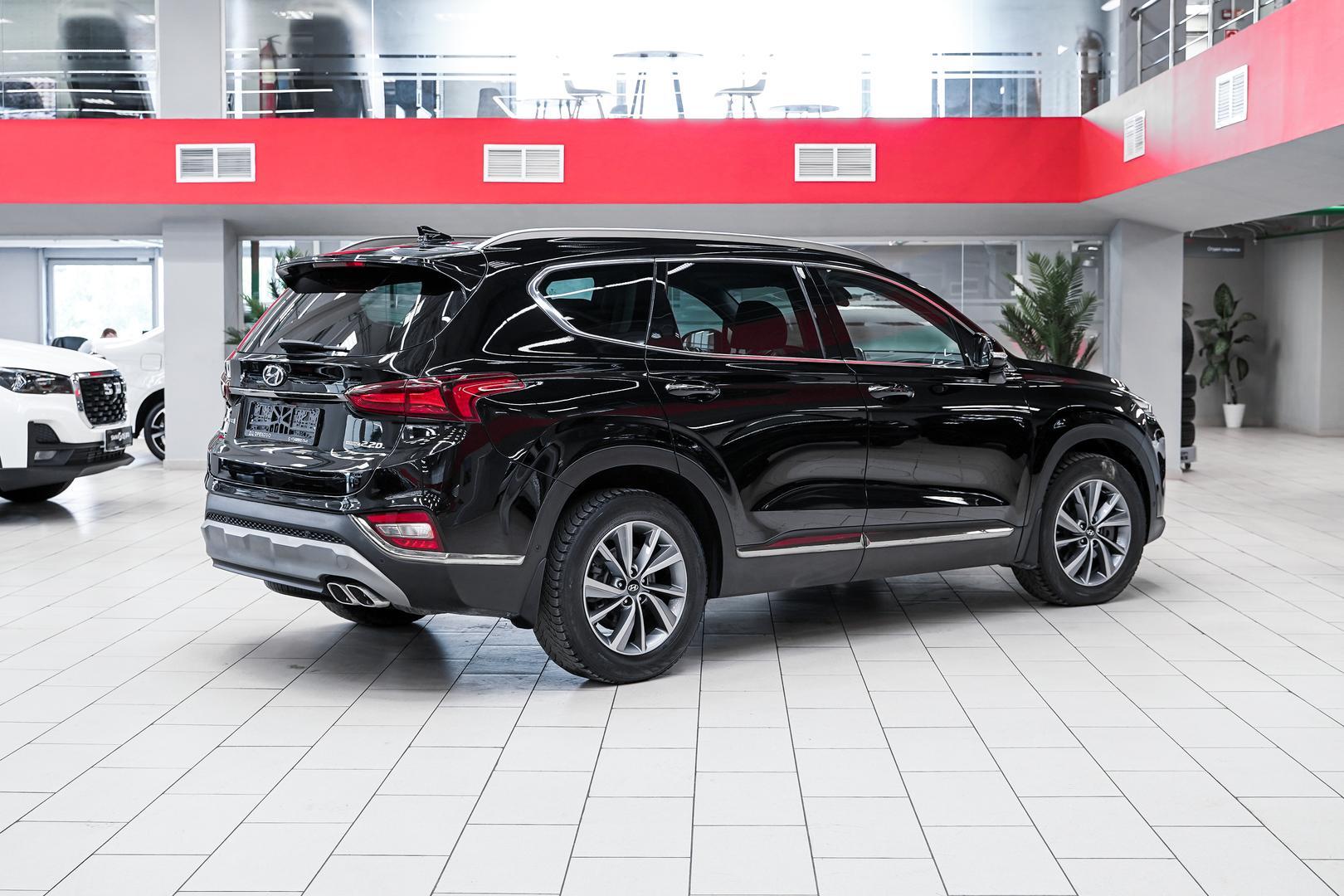 Hyundai Santa Fe 2018, черный, ДЦ Орехово
