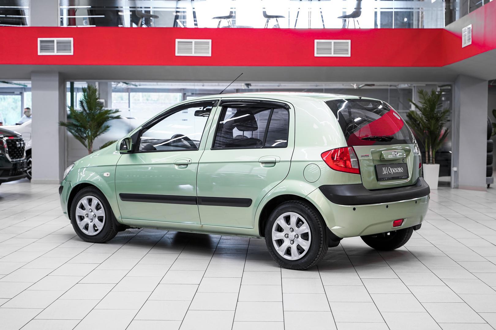 Hyundai Getz 2008, зеленый, ДЦ Орехово