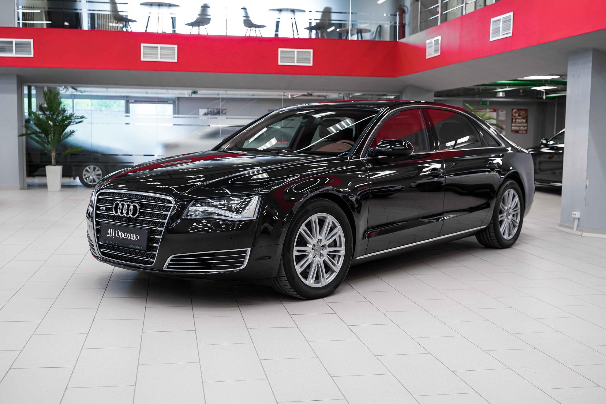 Audi A8 2012, черный, ДЦ Орехово