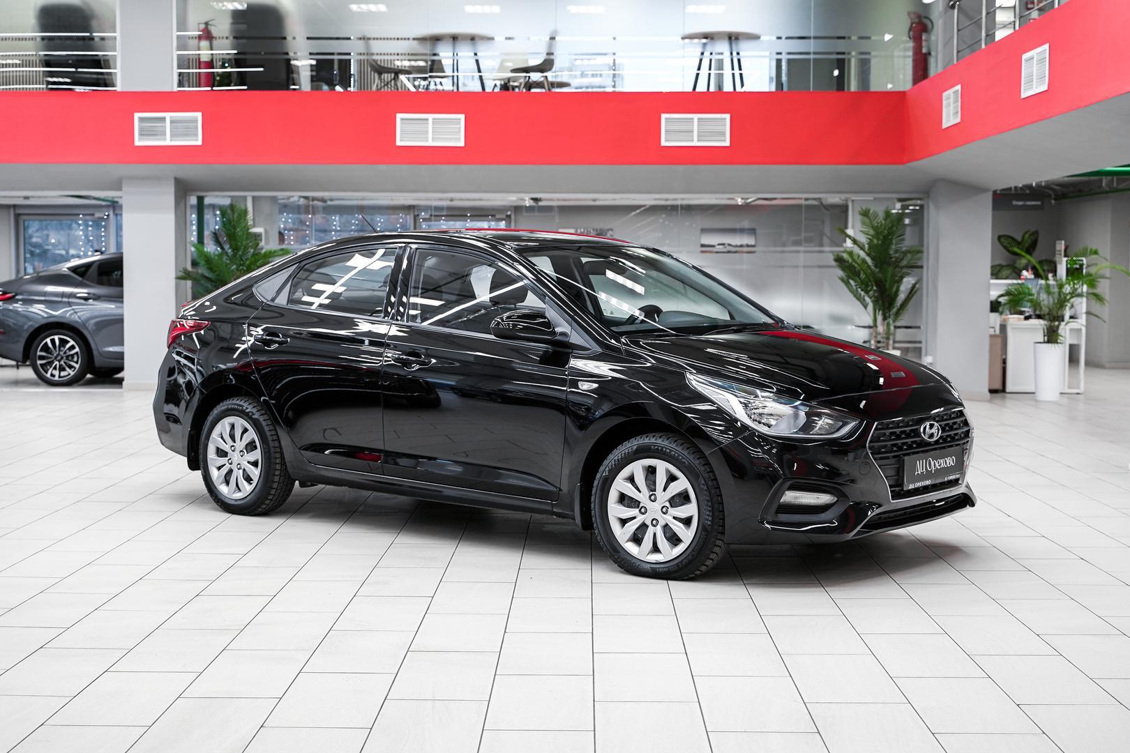 Hyundai Solaris 2019, черный, ДЦ Орехово