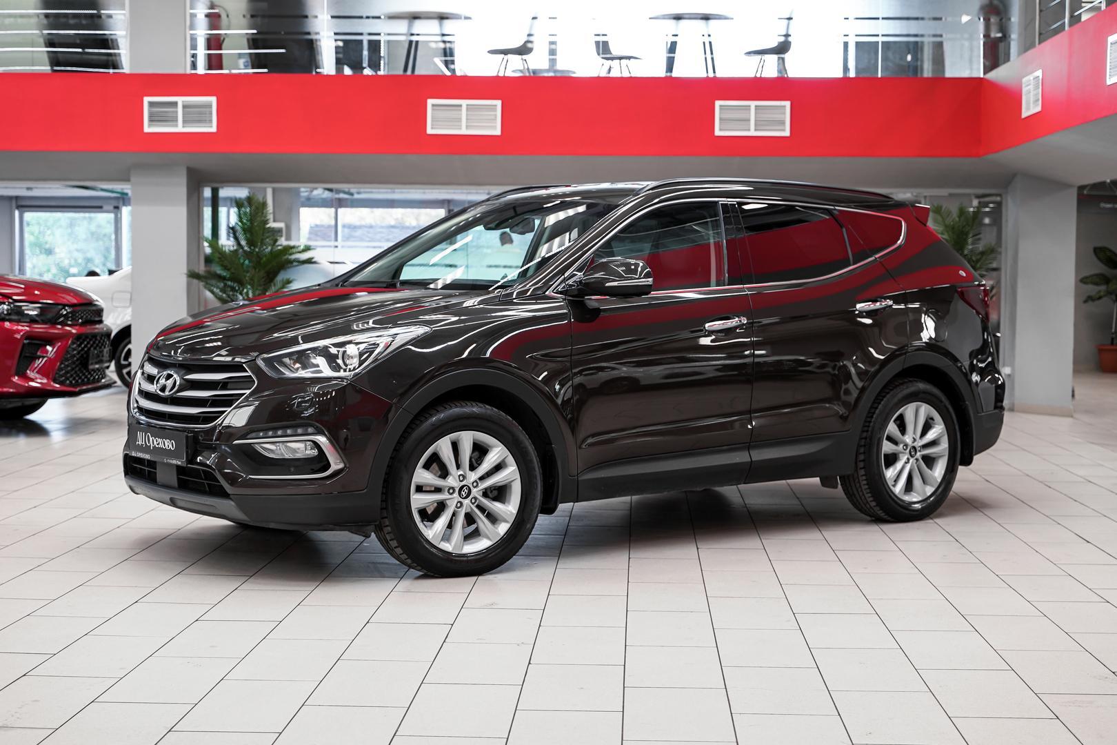 Hyundai Santa Fe 2016, коричневый, ДЦ Орехово