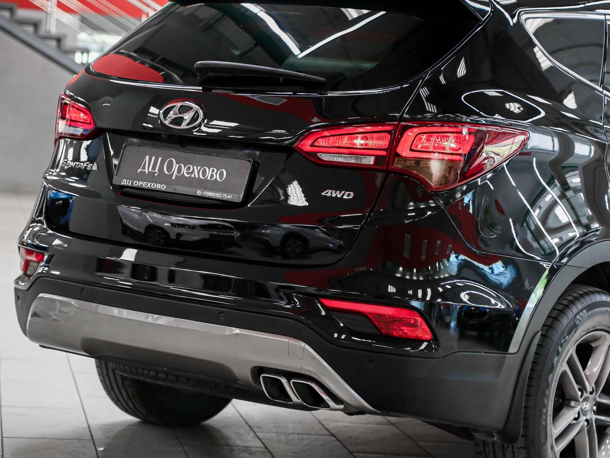 Hyundai Santa Fe 2016, черный, ДЦ Орехово
