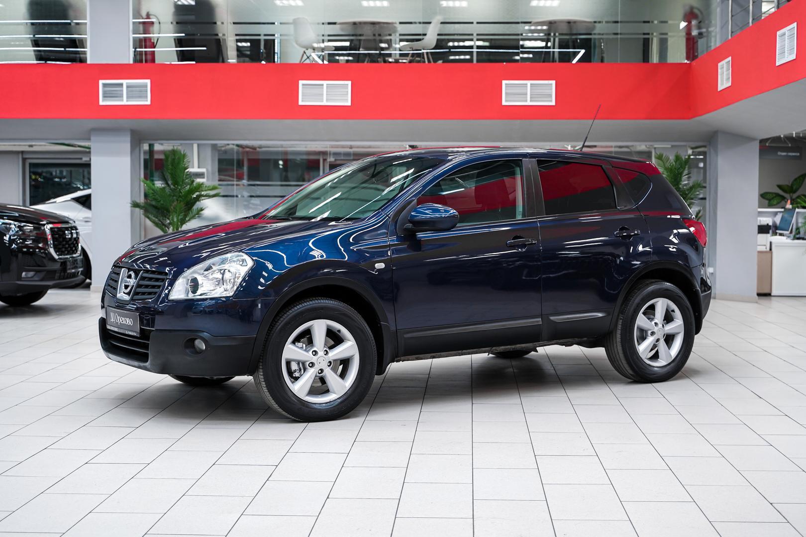 Nissan Qashqai 2008, синий, ДЦ Орехово