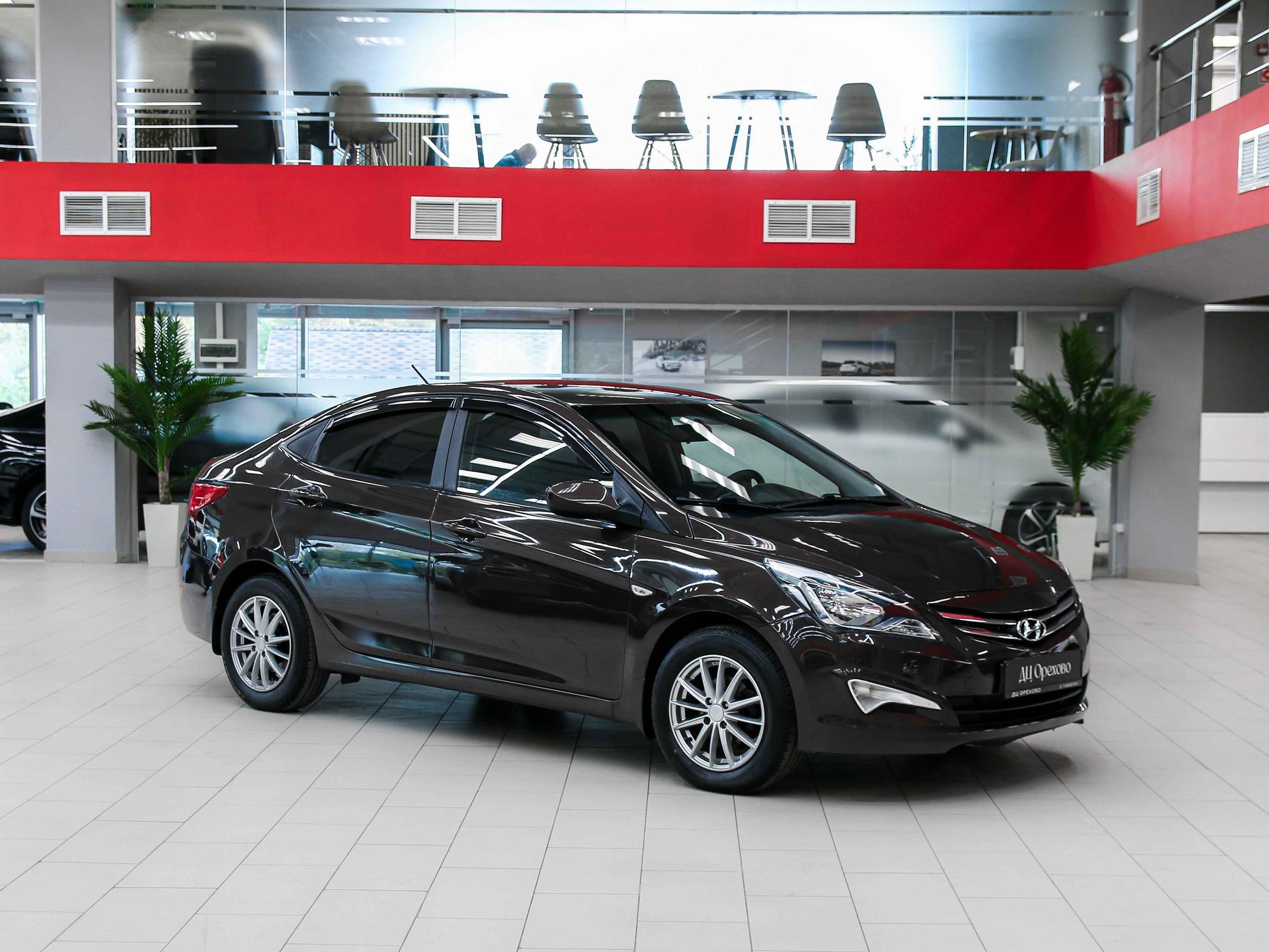 Hyundai Solaris 2014, коричневый, ДЦ Орехово