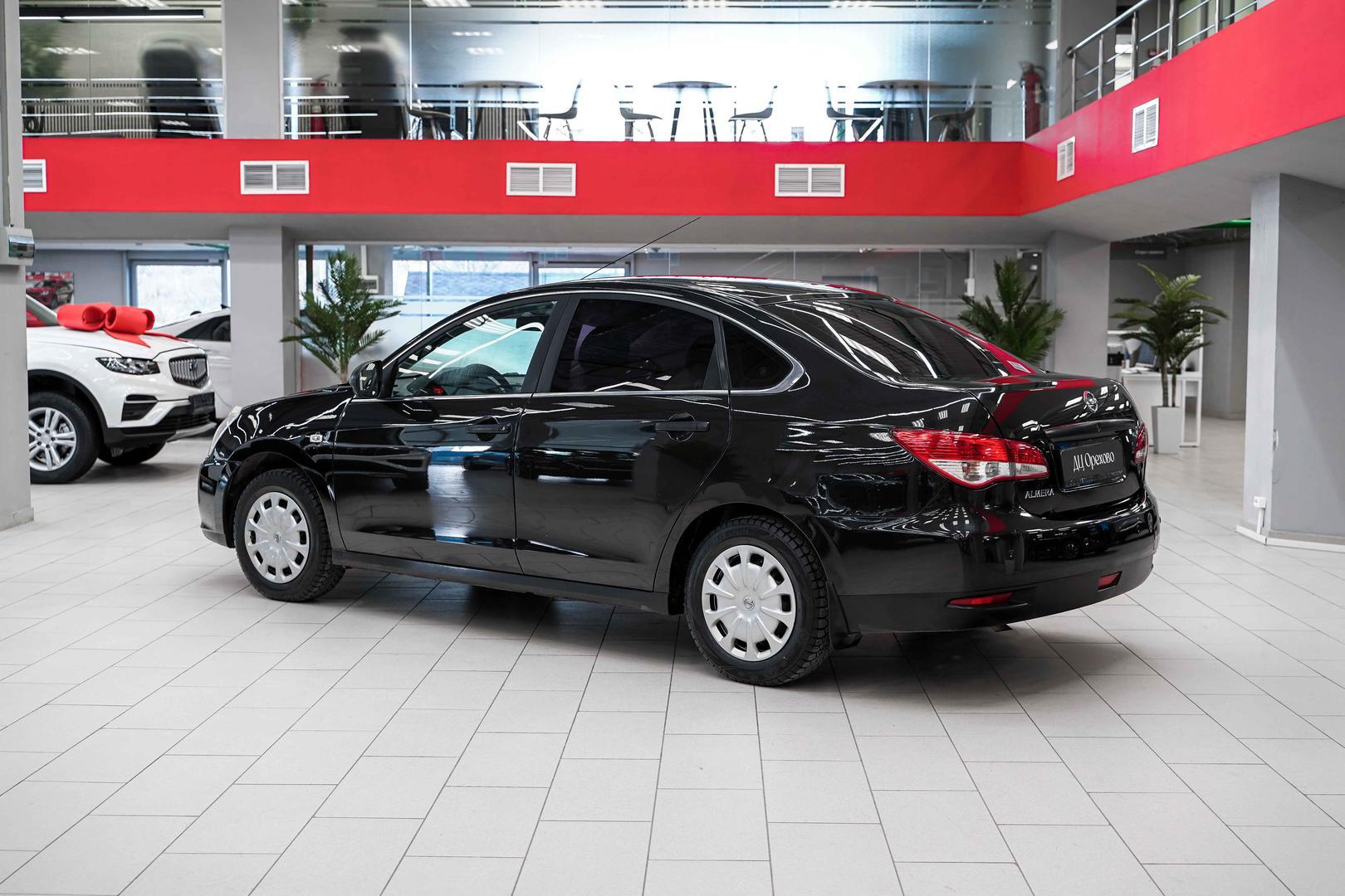 Nissan Almera 2014, черный, ДЦ Орехово