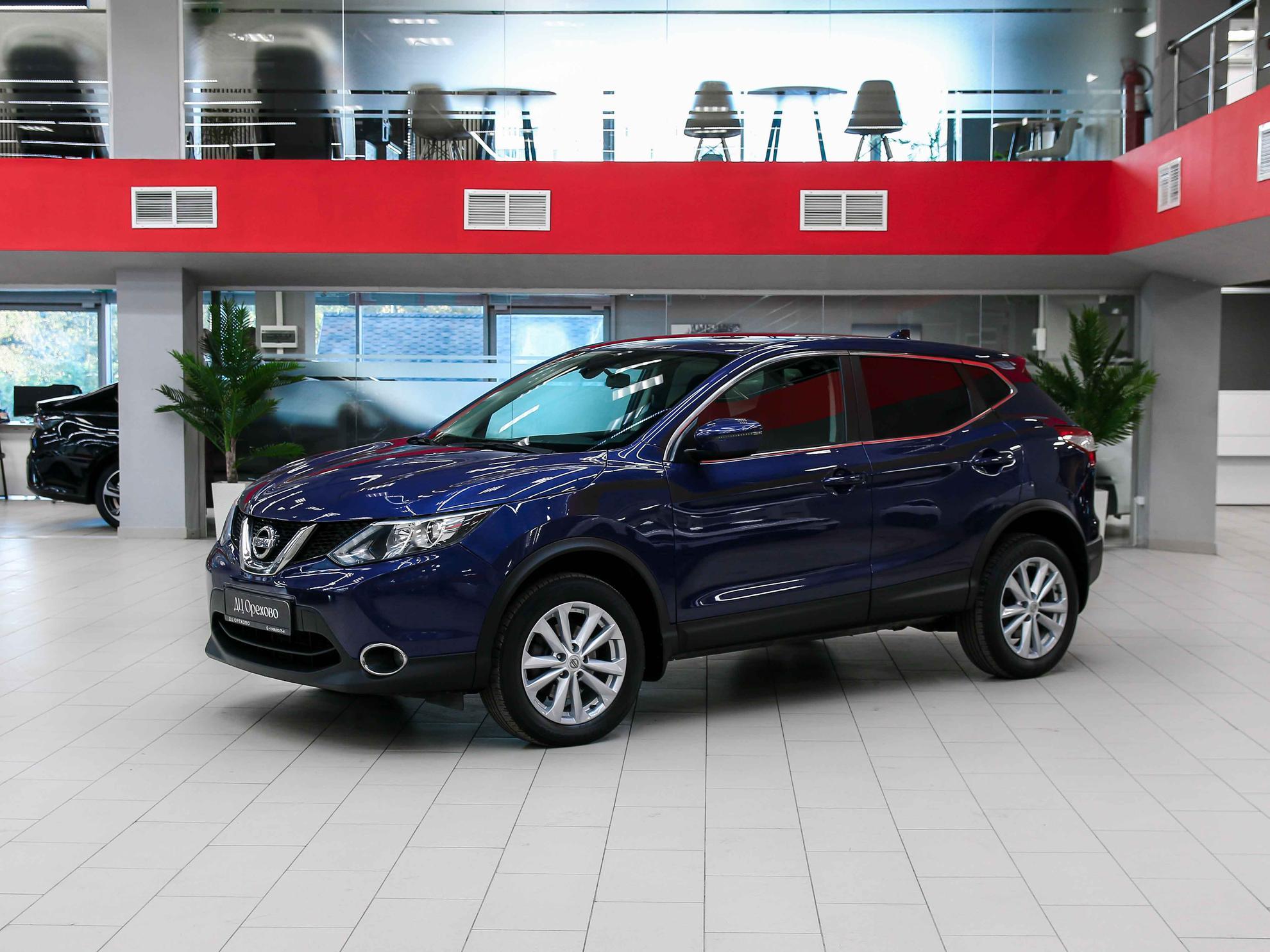 Nissan Qashqai 2017, синий, ДЦ Орехово
