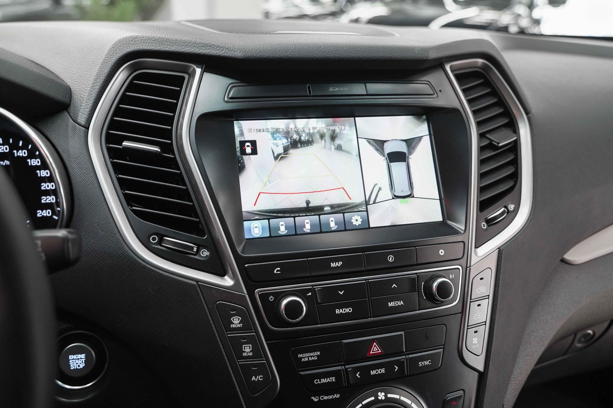 Hyundai Santa Fe 2017, черный, ДЦ Орехово