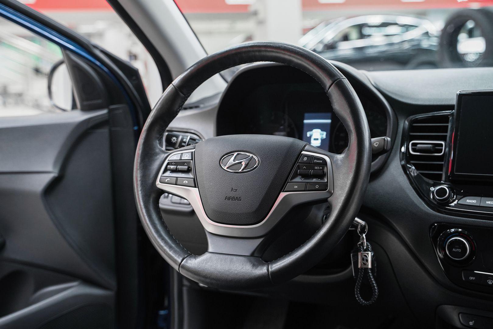 Hyundai Solaris 2021, синий, ДЦ Орехово