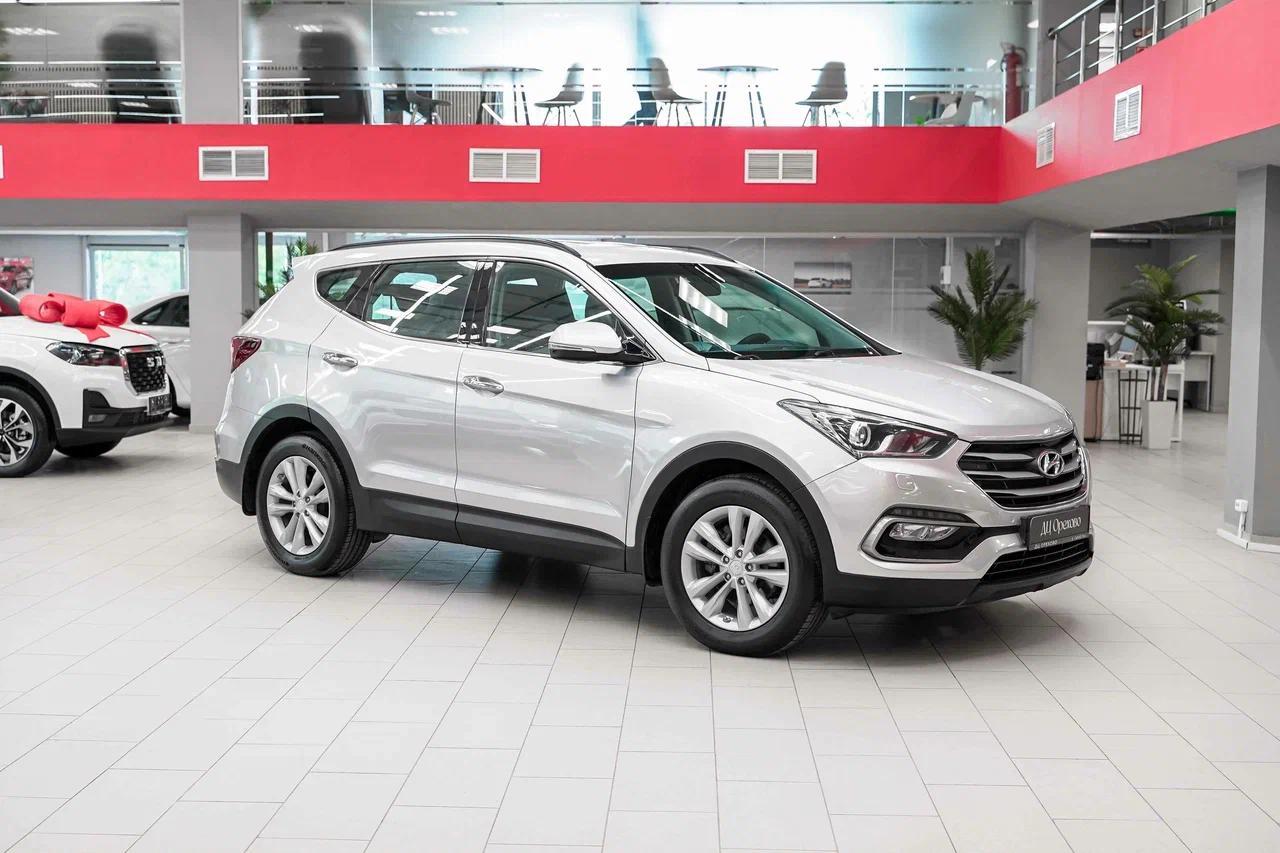 Hyundai Santa Fe 2017, серебряный, ДЦ Орехово