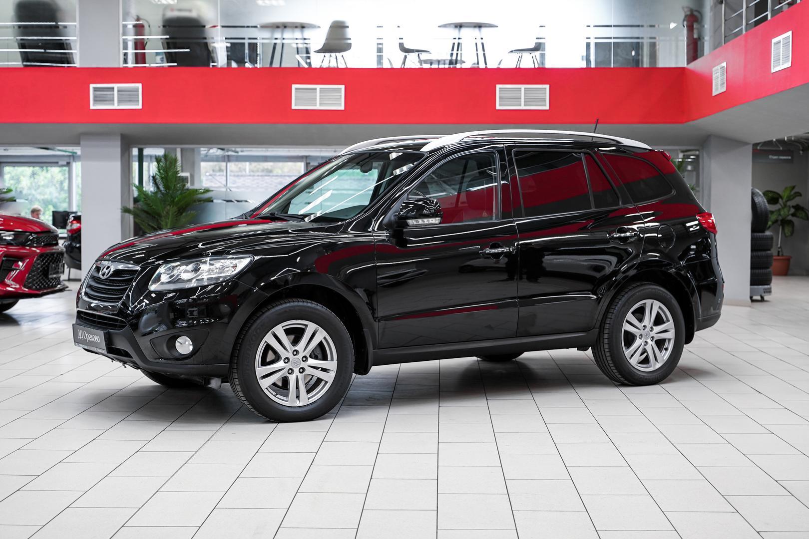 Hyundai Santa Fe 2010, черный, ДЦ Орехово