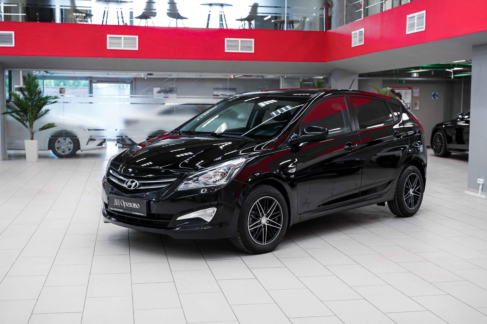 Hyundai Solaris 2015, черный, ДЦ Орехово
