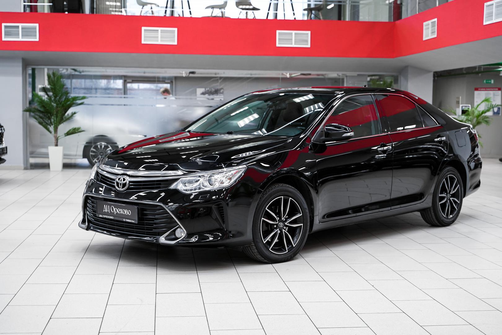 Toyota Camry 2017, черный, ДЦ Орехово