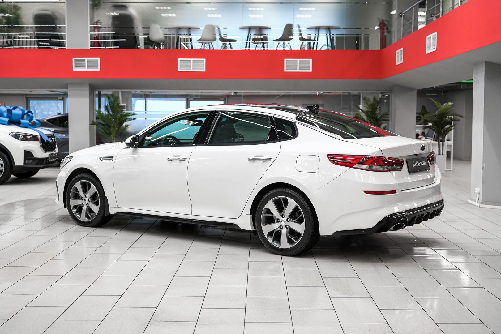 Kia Optima 2019, белый, ДЦ Орехово