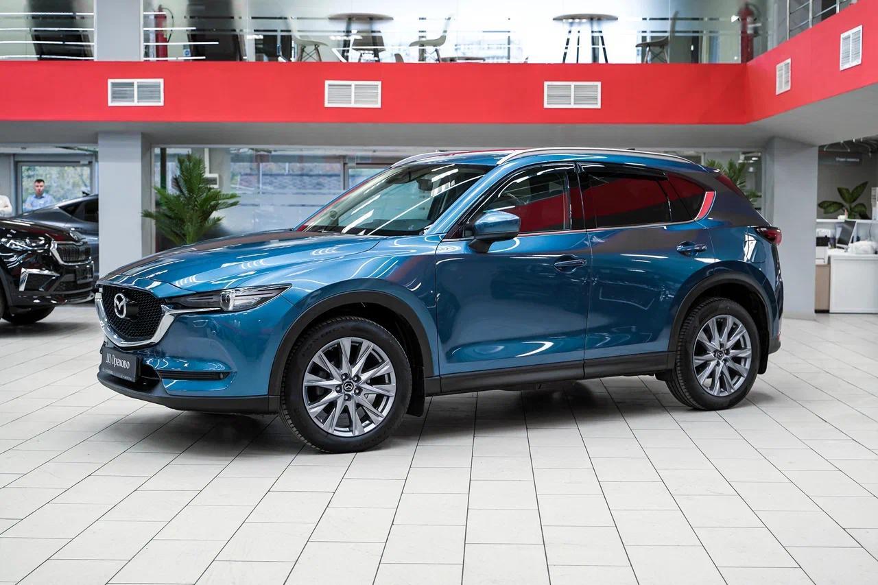 Mazda CX-5 2019, синий, ДЦ Орехово