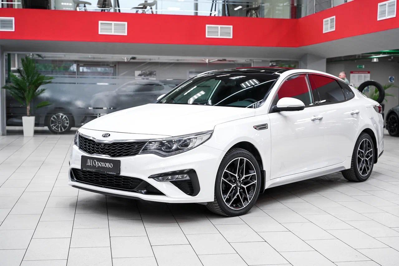 Kia Optima 2018, белый, ДЦ Орехово