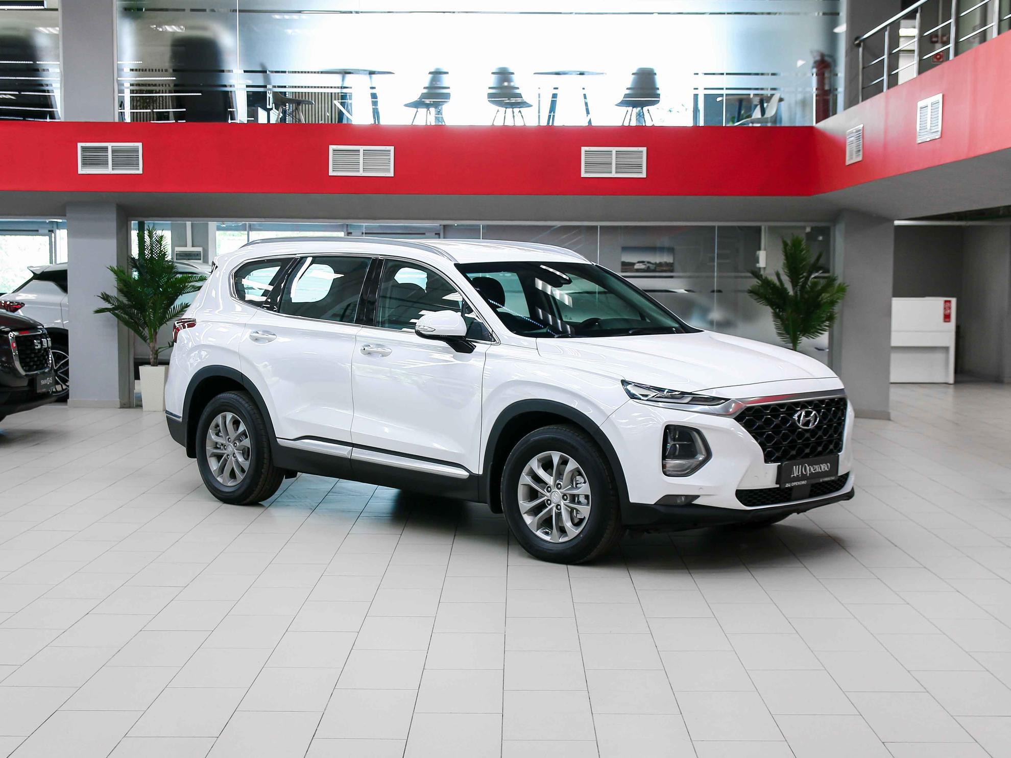 Hyundai Santa Fe 2019, белый, ДЦ Орехово