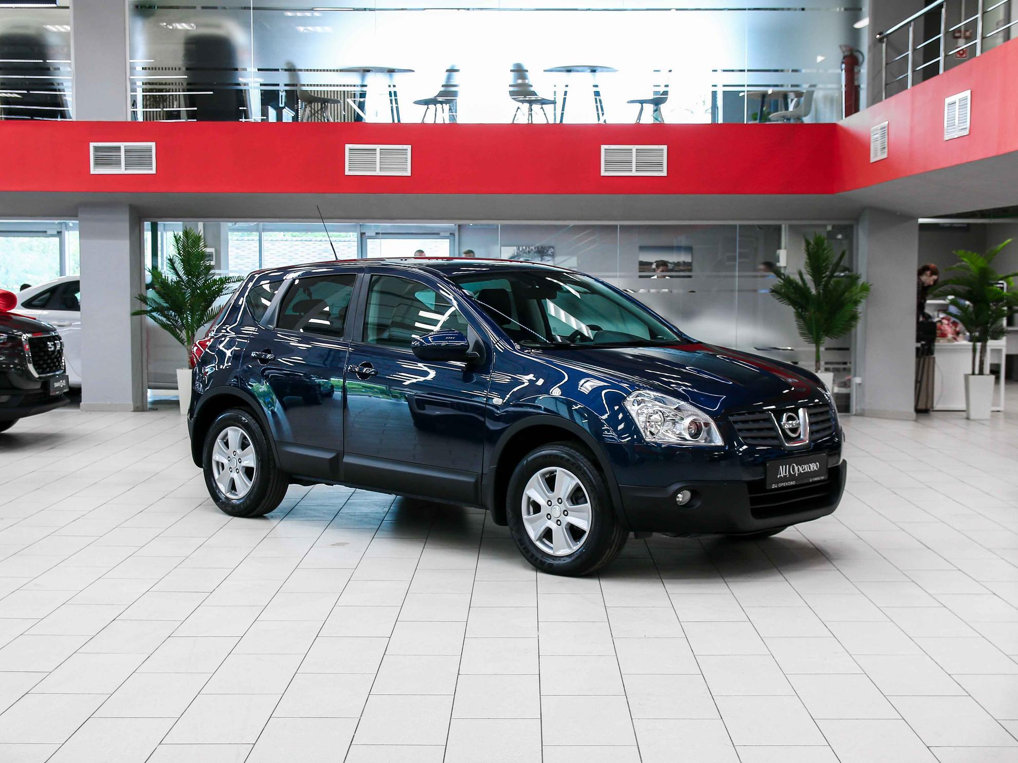 Nissan Qashqai 2008, синий, ДЦ Орехово
