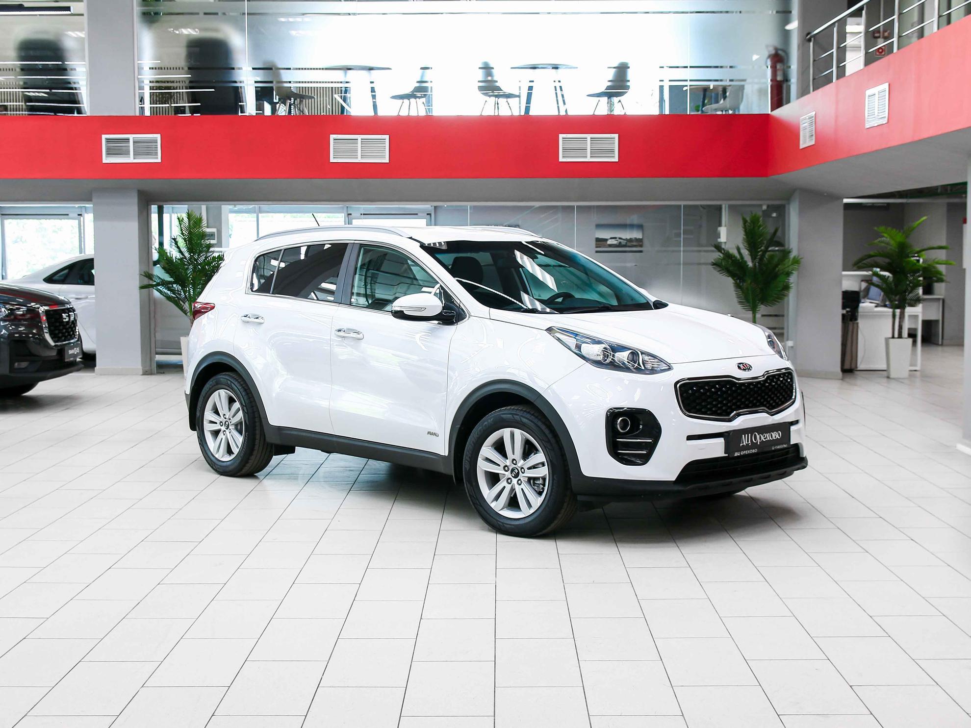 Kia Sportage 2016, белый, ДЦ Орехово