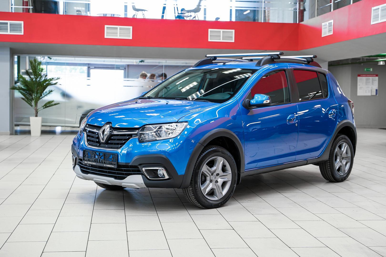 Renault Sandero 2021, синий, ДЦ Орехово