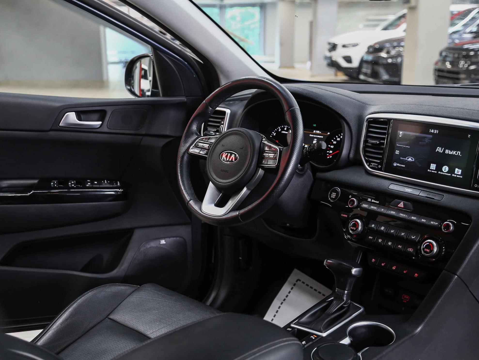 Kia Sportage 2019, синий, ДЦ Орехово