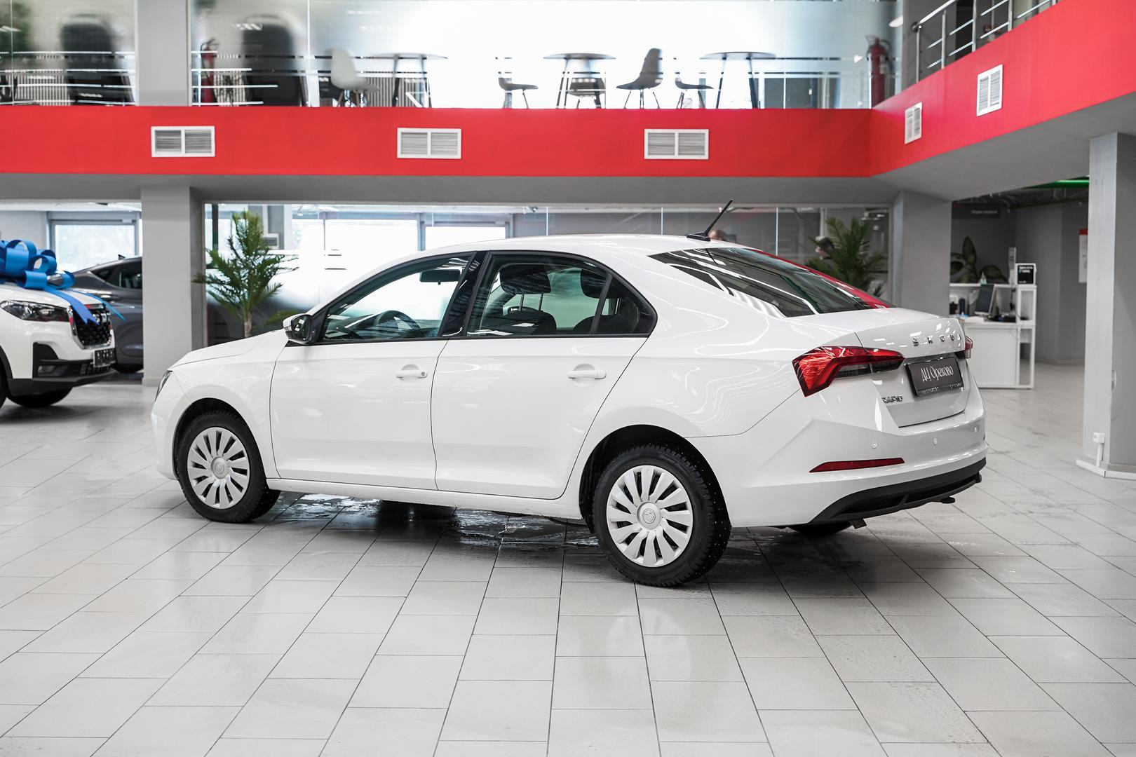 Skoda Rapid 2021, белый, ДЦ Орехово