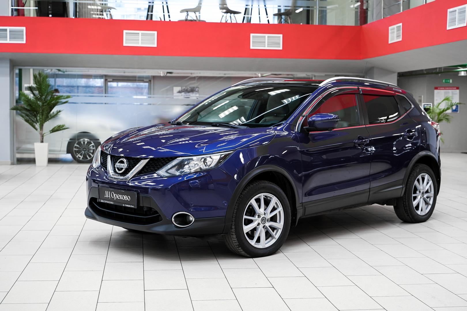 Nissan Qashqai 2016, синий, ДЦ Орехово