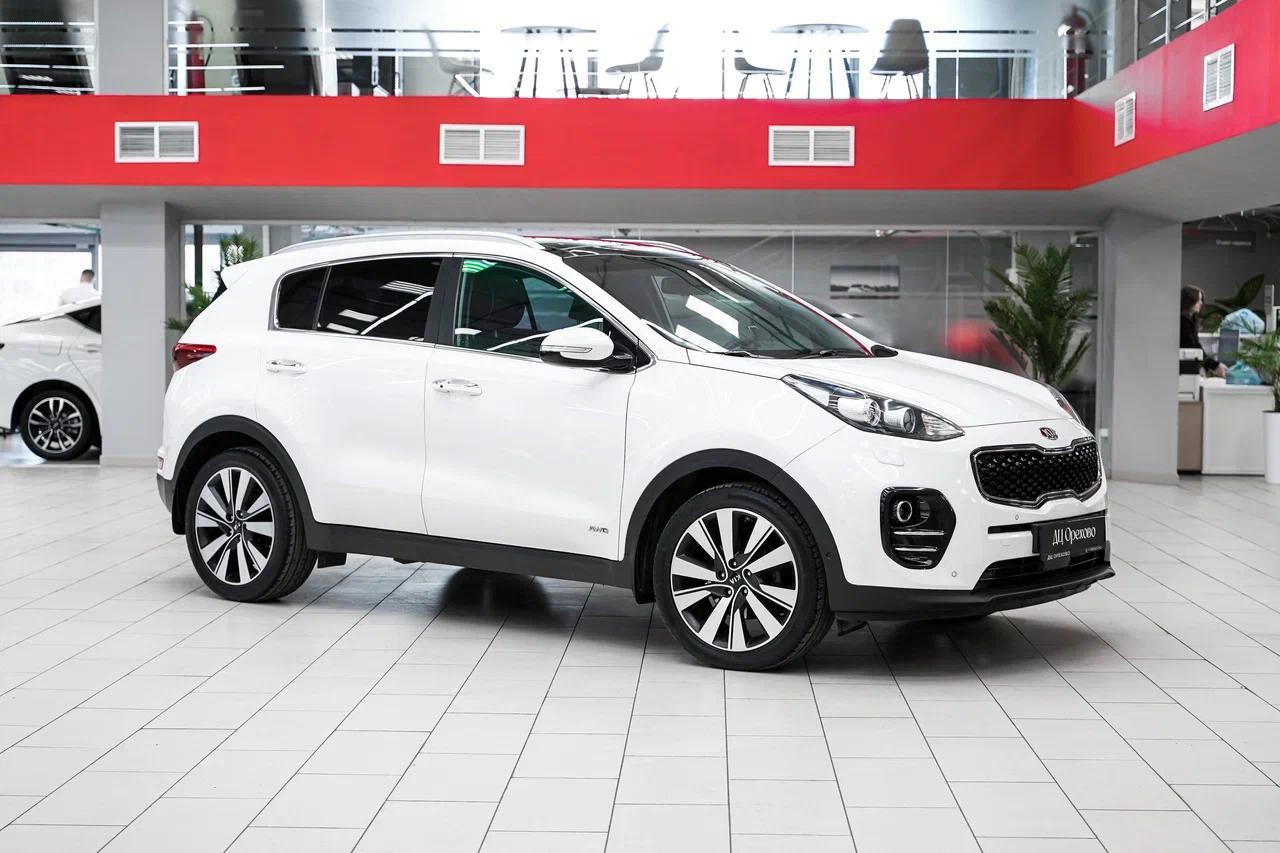 Kia Sportage 2017, белый, ДЦ Орехово