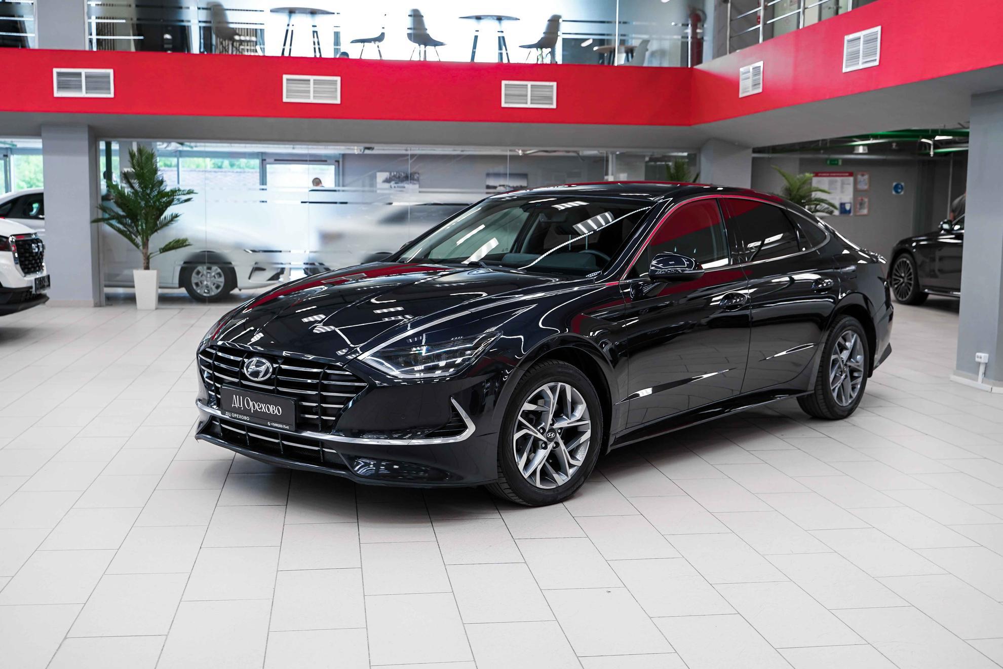 Hyundai Sonata 2020, голубой, ДЦ Орехово