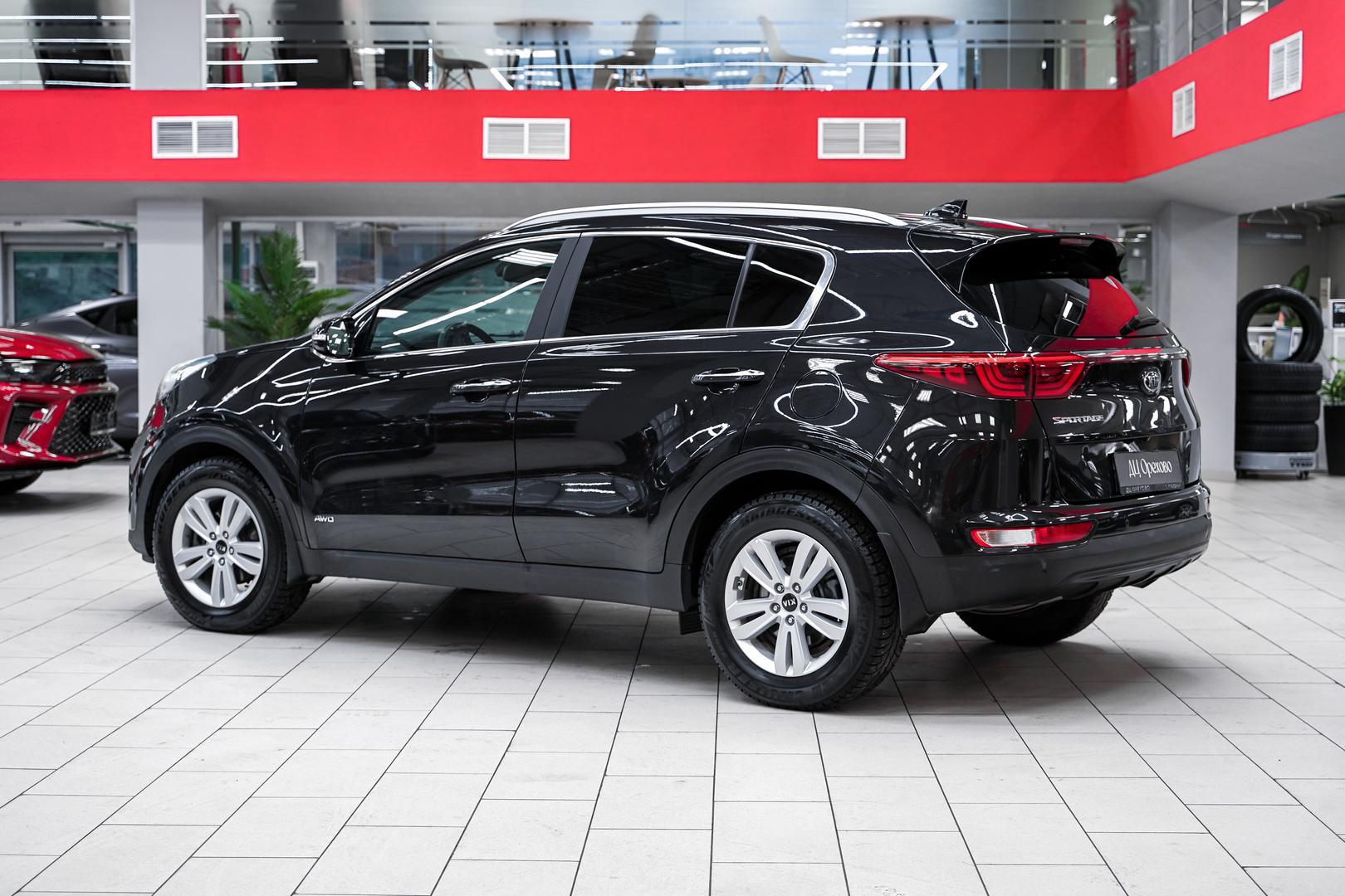 Kia Sportage 2017, черный, ДЦ Орехово